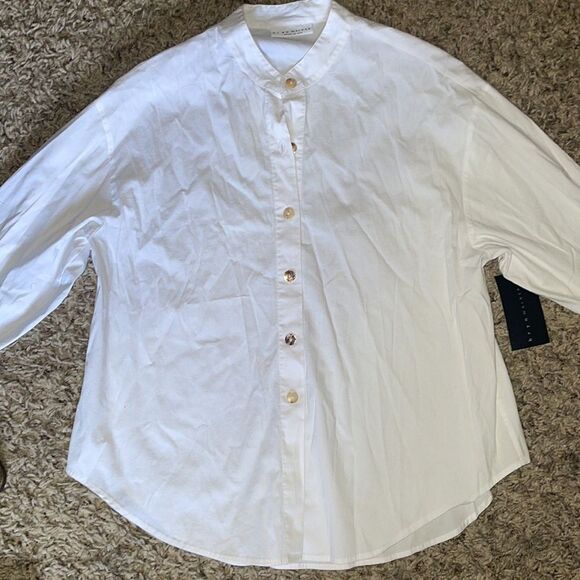 Bryn Walker Longsleeve Buttondown Blouse - Picture 3 of 6